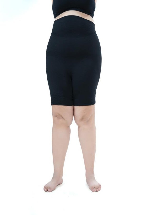Bioflect® Compression Shorts with Bioactive Raised Massaging Knit for Support and Comfort - M/L Black - Image 2